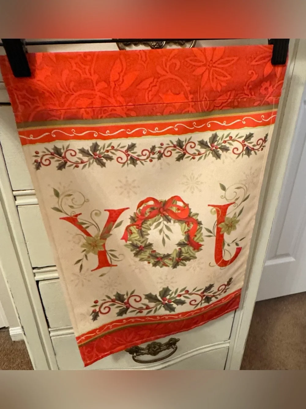 Holiday 'JOY' Garden Flag 12” x 18” 🎄